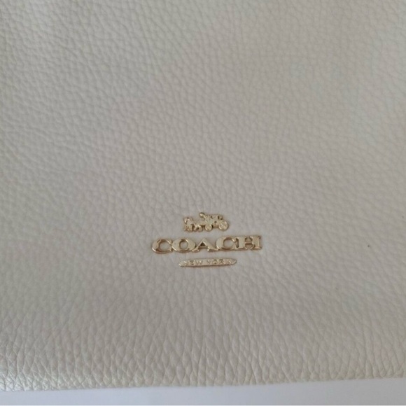 Coach Cream Leather Crossbody Bag - Picture 8 of 10